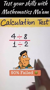90% Failed in ths tricky problem 🧠✍️ #challenge #educationforall #SpeedQuizzing #brainteaser #mathtest #LearnAndGrow | Mathematics Ma'am