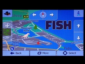 Inside a trashy sat-nav