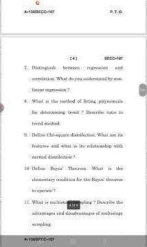 BECC-107 Statistical Methods for Economics IMP Questions 2026 | IGNOU BA Eco Hons