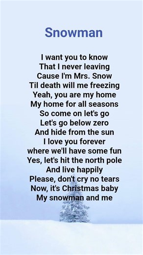 Snowman -sia|Lyrics #cover