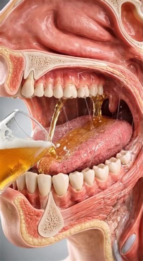 🍺What beer actually does inside your body #anatomy #humanbody #digestivehealth