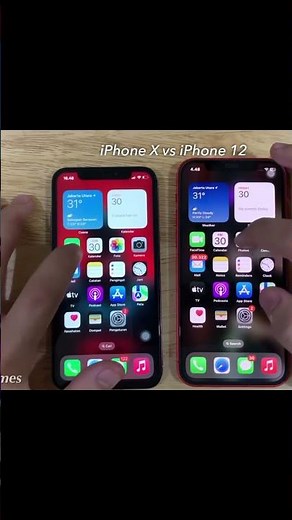 iPhone X vs iPhone 12