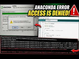 Error in Arduino IDE: .bat: Access is denied. Installation Anaconda: link extracted packages error