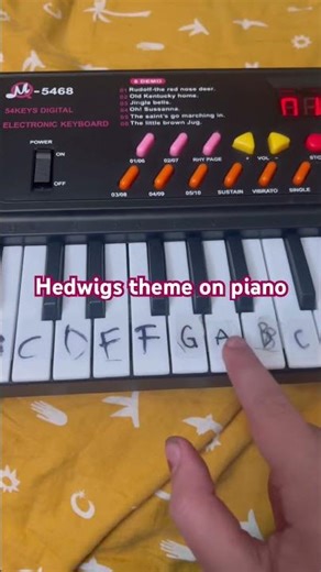 Harry Potter piano tutorial #pianotutorial #harrypotterpiano
