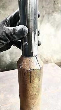 How to Cut & Weld Round Steel Bars of Different Sizes | Easy DIY Welding Tutorial 🔥