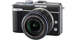 Olympus PEN E-PL1 Digital Camera (Black)