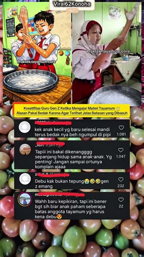 Inspiratif Cara Guru Gen Z Praktek Tayamum #shorts #tayammum #indonesia #fyp