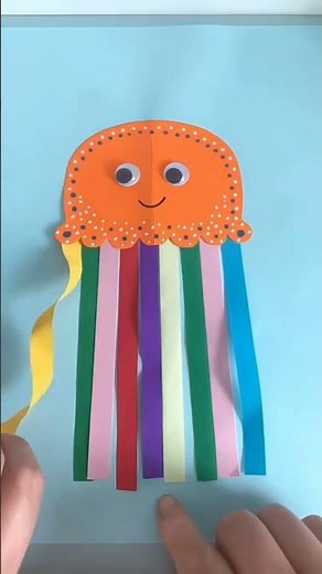 DIY Paper Jellyfish Craft — Easy Ocean Animal Art for Kids