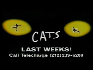 Cats The Musical Broadway Theatre The Last Weeks TV Commercial