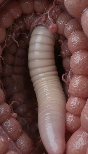 Human Digestive System Colon Anatomy 3D Rendering Medical Education