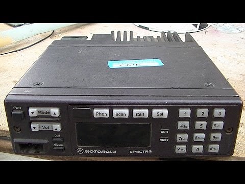 Motorola Spectra Recapping and Programming