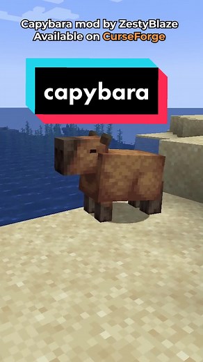 ZestyBlaze's Capybara Mod for Minecraft