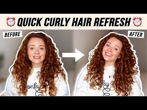 QUICK CURLY HAIR REFRESH ROUTINE + HOW I CHOOSE A REFRESH METHOD