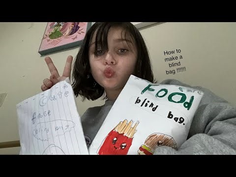 How to make a blind bag tutorial