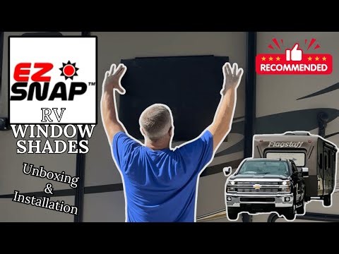Keep Your RV Cool & Private with EZ Snap Window Shades | Full Unboxing + Install Guide