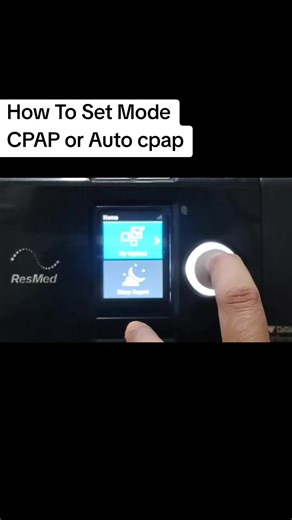 How to set Mode CPAP or Auto cpap in ResMed AirSense s10 #bipapdoctor #SleepApneaCare #dreamstationcpap #cpapsetup #humidifierguide #CPAPsupport #cpapusers #cpaptips #autocpap #HealthyBreathing | Bipap doctor