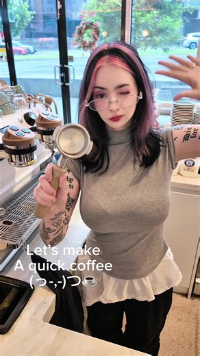 Quick Coffee Service at Lovey Patisserie Cafe