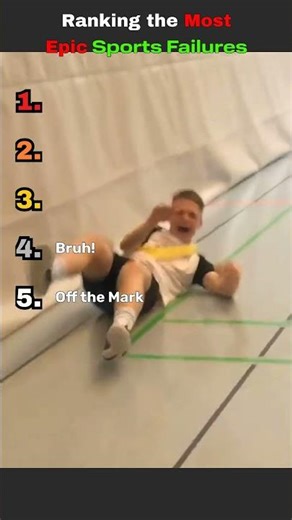 Ranking the Most Epic Sports Failures in 2026! #funny #fail #shorts #ranking #foryou