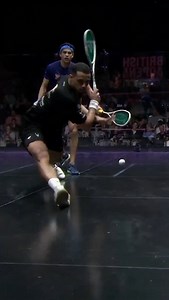 “FIREWORKS” 💥 Absolutely INCREDIBLE squash 🤩🙌 📽️ Check out this camera angle! #squash #psasquashtour #sport #britopen25 #wherelegendsaremade #england #birmingham #egypt | PSA Squash Tour