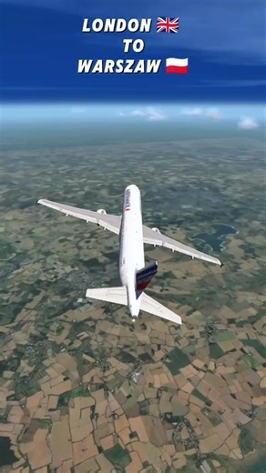 London to Warszaw #aviation #airplane #aircraft #shorts #viral