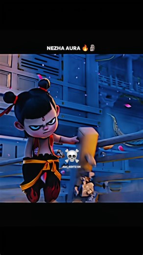 nezha aura scenes angry nezha 🔥🗿||Ne zha 2 edit || cartoon animation # shorts#animation #edit# viral