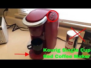 ✅ How To Use Keurig Single Cup Red Coffee Maker Review