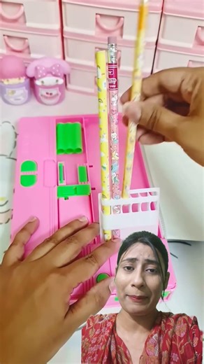 very big pencil case #pink #youtubeshorts #stationery #schoolsupplies #unicorn #youtube #meesho