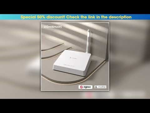 Zemismart Matter Zigbee Hub Smart Home Bridge Gateway Support Google Home SmartThings Homekit App