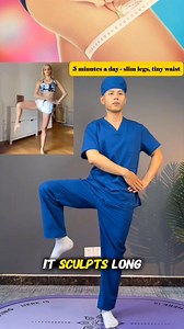 3.5K views · 54 reactions | Just 5 minutes a day with this supermodel fat-burning routine — it sculpts long, lean legs and melts stubborn waist fat fast. Will you try this fat-burning workout? #fatburningworkout #slimlegs #tinywaist #dailyfitness #vitalglowdaily | Vital Glow Daily | Facebook