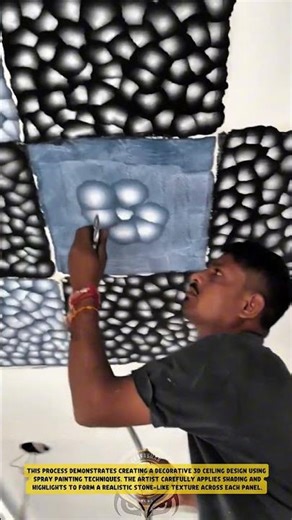 Creating 3D Stone Effect Ceiling Design – Good Tools and Machinery in Daily Work