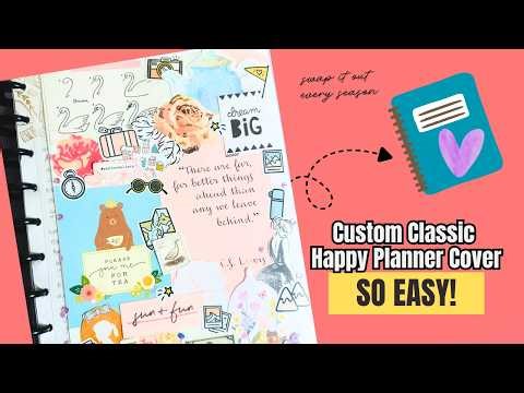 DIY Happy Planner Cover: Creative Collage Tips and Easy Personalization ✂️