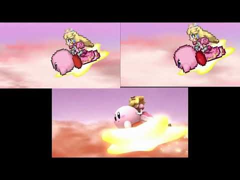 Brawl vs SSF2 Old and New Intro Comparison