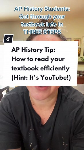 Efficiently Learn AP History with YouTube and Textbook