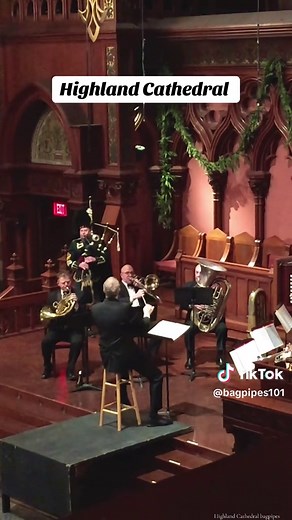 Highland Cathedral Bagpipes in Old South Church Boston