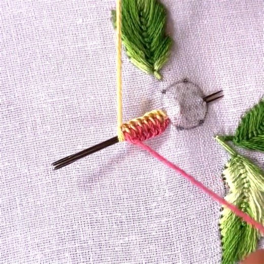 Wow! A gorgeous stunning tutorial 3d hand embroidery #embroidery #love #trend #handwork | ABC Of Hand Embroidery