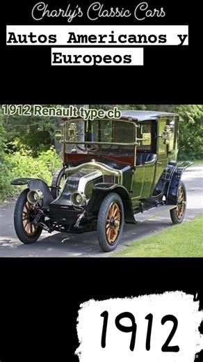 Autos Americanos y Europeos de 1912 #2litreclassic #1912car #cochebelga #prewarcar #classiccar #AutomotiveHistory | Charly's Classic Cars