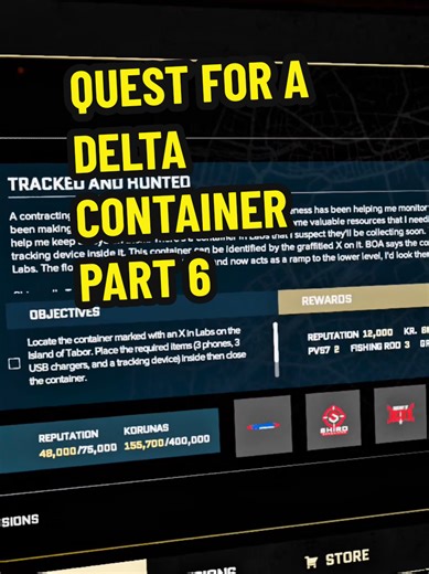 Do I just need 1 more quest for the delta container? 🤔 #ghostsoftabor #ghostoftabor #hidekitakeo #metaquest #meta
