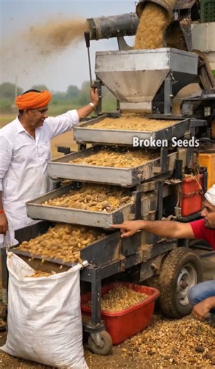 Combine Ko Bana Diya Seed Cleaning Machine 😳🔥 ₹0 Jugaad That Will Shock Farmers! #desijugaad #jugaad