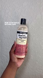 Have you tried our award-winning Knot on My Watch detangler? 🏆 ✨ It’s a game-changer for tackling those stubborn tangles! Thank you, @stylesbymichal, for showing us an uncut video of how easily it works on your gorgeous hair. 🌟 If you haven’t experienced the magic yet, what are you waiting for? Tag a friend who needs to try this! #AuntJackies #KnotOnMyWatch #HairCare | Aunt Jackie's Curls & Coils