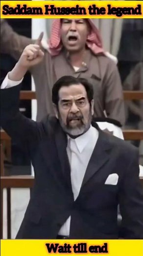 Saddam Hussein the legend ❤️ #facts #history