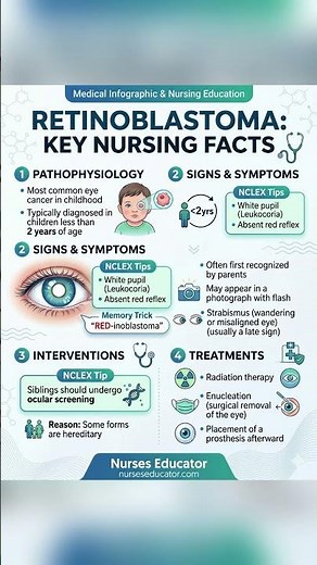👁️ Nursing Review: Retinoblastoma