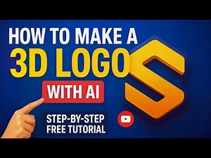 How to Make a 3D Logo with AI (Step by Step FREE Tutorial)