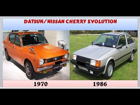 Nissan cherry evolution (1970-1986) | Datsun cherry evolution