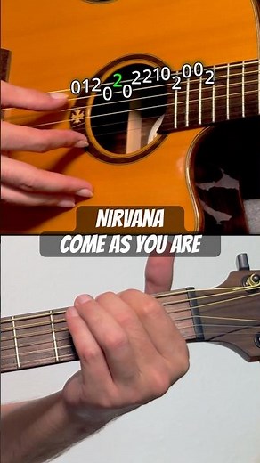Nirvana - Come As You Are guitar tutorial
