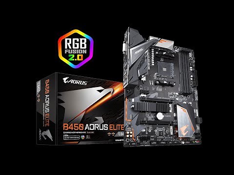 GIGABYTE B450 AORUS ELITE Motherboard Unboxing and Overview
