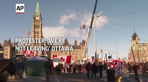 Protester: 'We're not leaving' Ottawa demo site