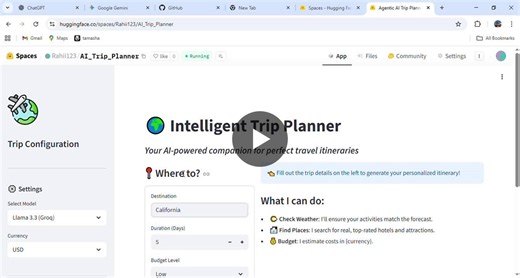 Agentic AI Trip Planner Achieves Milestone | Raheel Nadeem posted on the topic | LinkedIn
