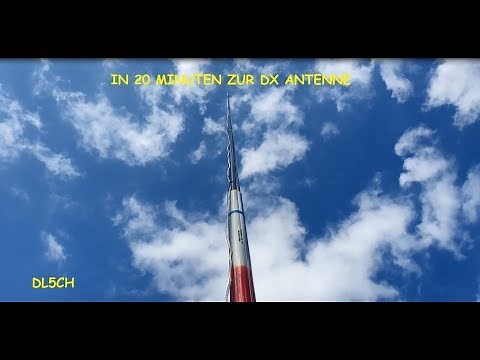 Vertikale DX Antenne in 20 Minuten selbstgebaut [DIY DX-ANTENNA IN 20MINUTES german]