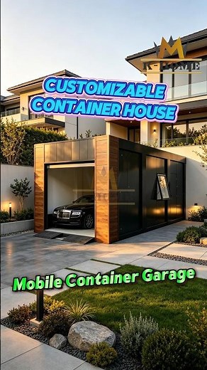 Turn Detachable Container House Into A Luxury Garage | Fully Customizable Modular Building.