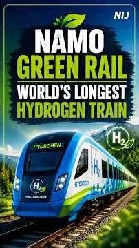 India's first Hydrogen train is here | World's Longest Hydrogen-Powered Train | PM Modi